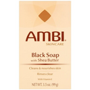 Ambi - Skin Care Black Soap with Shea Butter 4.00 oz