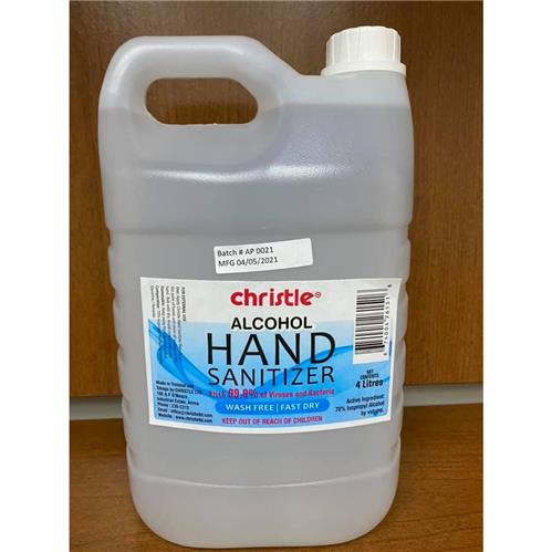 Christle Alcohol Hand Sanitizer