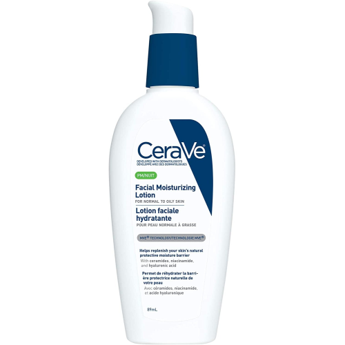 CeraVe Facial Moisturizing Lotion Pm | Ultra Lightweight, Night Face Moisturizer With Hyaluronic Acid | Fragrance Free,