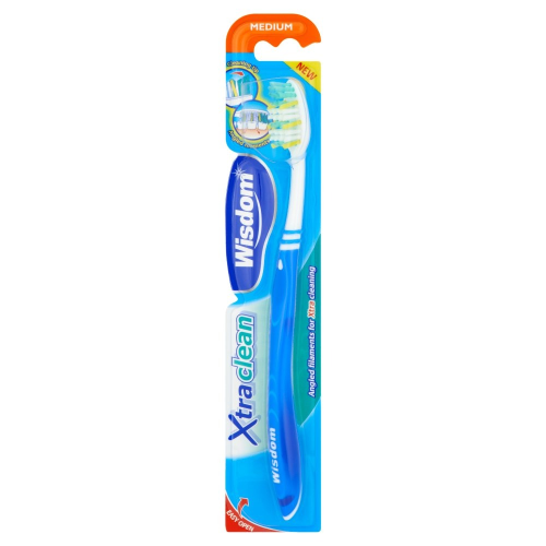 WISDOM XTRA CLEAN MEDIUM TOOTHBRUSH