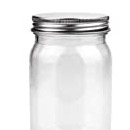 Life Art Clear Glass Jar