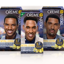 CREME OF NATURE MEN'S COLOUR - RICH BLACK