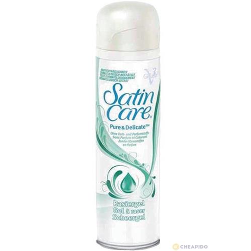 Gillette Venus Satin Care Pure & Delicate - Dye and Fragrance Free Shave Gel 200ml