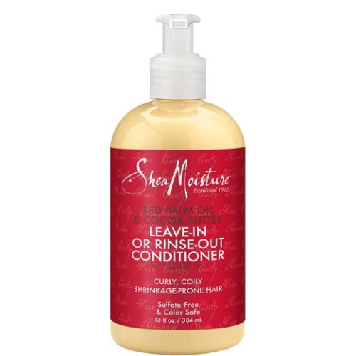 Shea Moisture Red Palm Oil & Cocoa Butter Rinse Out or Leave-In Conditioner 13oz