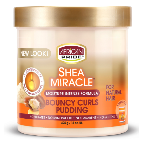 African Pride Shea Miracle Moisture Intense Bouncy Curls Pudding 15 oz