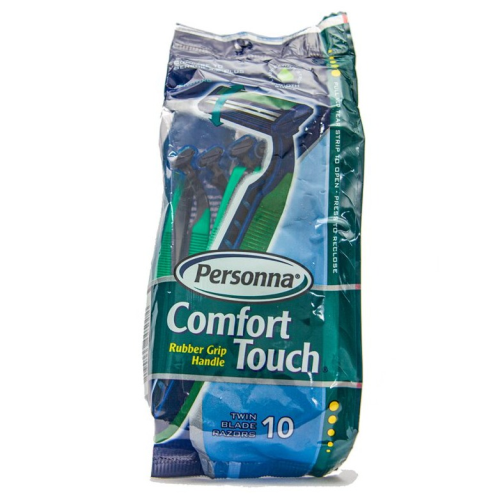 Personna Comfort Touch Twin Blade Razors 10's