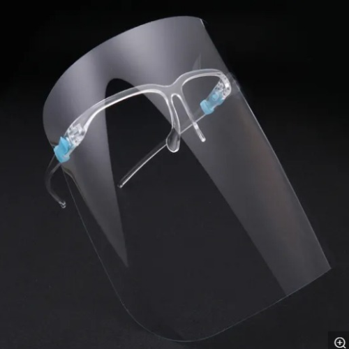 ADULT FACE SHIELD WITH GLASSES