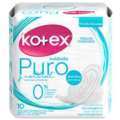 Kotex Pure & Natural Ultra Thin Pads 10's