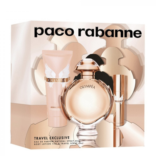 PACO RABANNE OLYMPEA WOMEN 3 PIECE GIFT SET - 2.7 OZ EAU DE PARFUM SPRAY