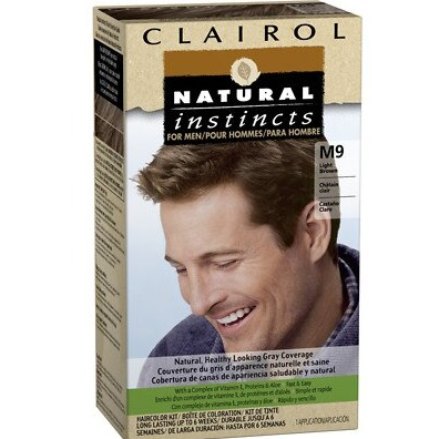 CLAIROL NATURAL INSTINCTS MENS HAIR COLOR M9 LIGHT BROWN