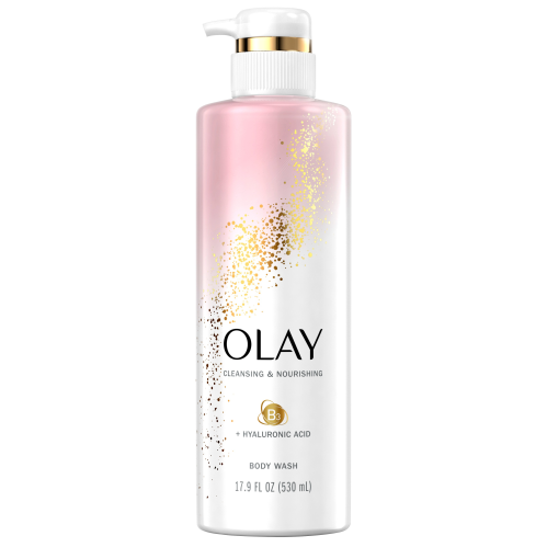 Olay Nourishing Body Wash for Women with Hyaluronic Acid, 17.9 fl oz
