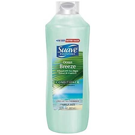 Suave Essentials Infused With Sea Algae Extract & Vitamin E For Dry Hair Duo 30 fl oz