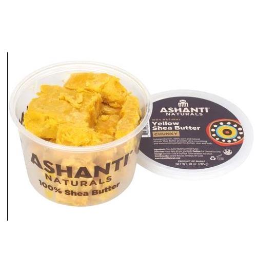Ashanti Naturals Unrefined African Chunky Yellow Shea Butter - 10 oz.