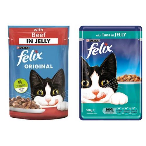 Purina Felix Cat Pouch In Jelly 100g