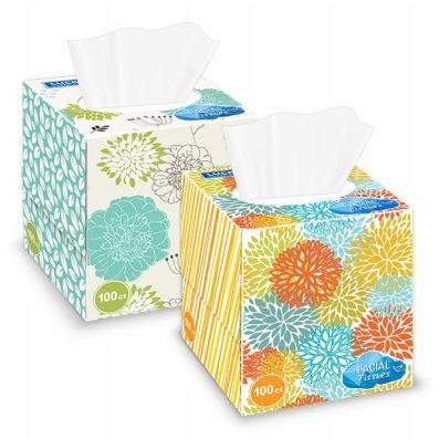 Lucky Super Facial Tissues, Unscented, 80-ct
