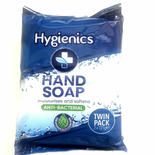 Hygienics Care Hand Soap Bar 2x 125g