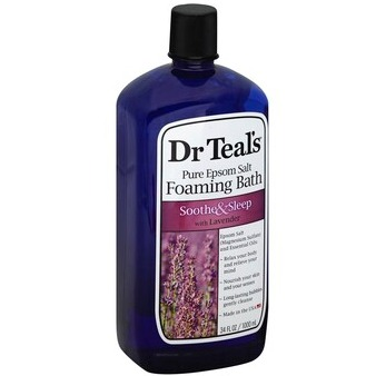 Dr Teal's Lavender Soothe & Sleep Foaming Bath with Pure Epsom Salt, 34 fl. oz.