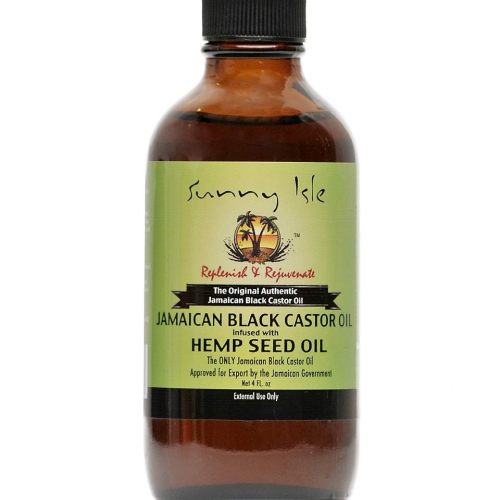 Sunny Isle - Castor Oil Infused Black Hemp Seeds with Jamaica Oil 4oz