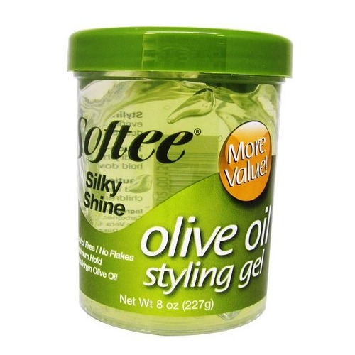 Softee Silky Shine Olive Oil Styling Gel, 8oz