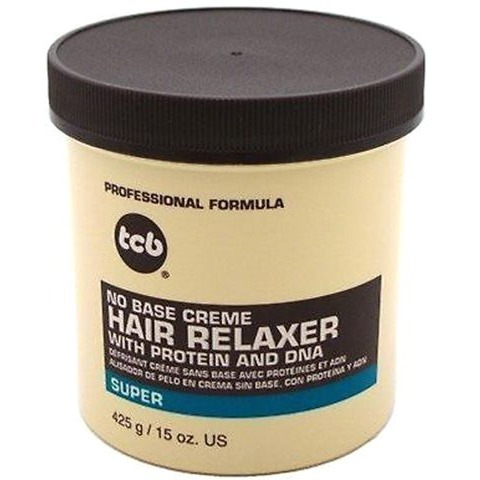 TCB Naturals No Base Creme Hair Relaxer with Protein and DNA, 15oz