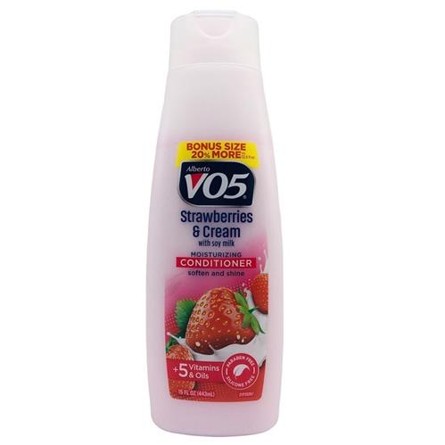 Alberto VO5 Moisture Milks Moisturizing Strawberries - Cream Bonus 15 fl oz