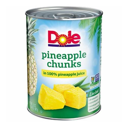 Dole - Pineapple Chunks in 100% Pineapple Juice 20.00 oz