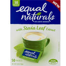 Equal Naturals 0 Calorie Sweetener with Stevia Leaf Extract Packets - 50 CT.