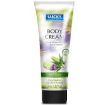 Lucky Super Soft Body Cream Aloe Vera, 8 oz