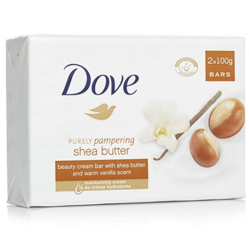 Dove Purely Pampering Shea Butter With Warm Vanilla Scent By Dove for Unisex - 2 X 3.5 Oz Bar Soap