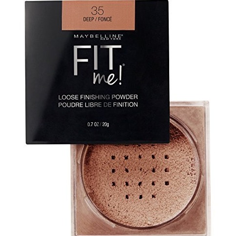 Maybelline New York Fit Me Loose Finishing Powder, Dark, 0.7 Ounce