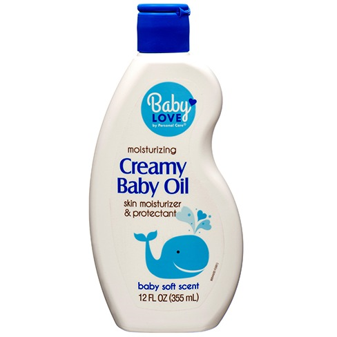 Baby Love Creamy Baby Oil 12oz