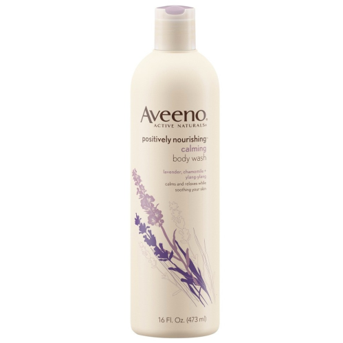 Aveeno Positively Nourishing Calming Lavender Body Wash 16oz