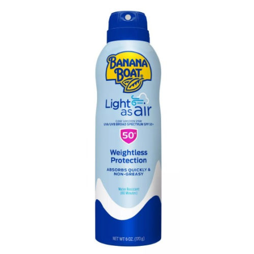 Banana Boat Light As Air Sunscreen Spray - SPF 50 - 6oz