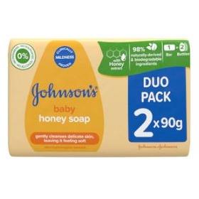 Johnson Baby Soap With Bee Honey, 2 x 90 g
