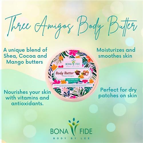 Bona Fide Three Amigos Body Butter 2.5oz