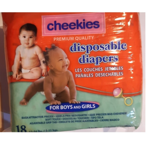 CHEEKIES DISPOSABLE DIAPERS