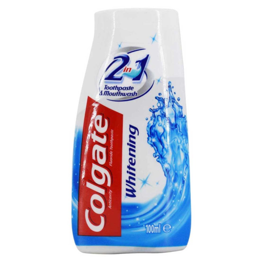 Colgate 2 In 1 Whitening Toothpaste + Mouthwash - 100ml