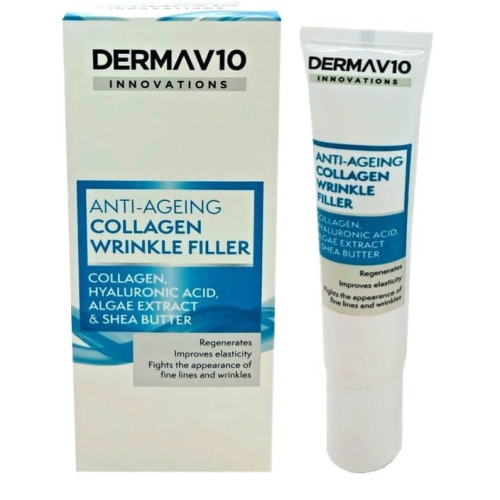 Derma V10 Innovations Anti Ageing Collagen Wrinkle Filler 15ml