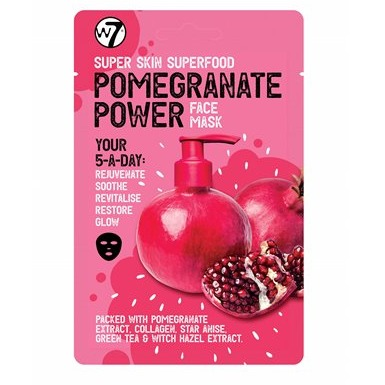 W7 Super Skin Superfood Face Mask Pomegranate Power