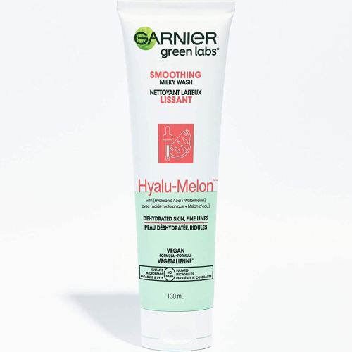 Garnier Green Labs Hyalu-Melon Smoothing Milky Washable Cleanser 4.4OZ