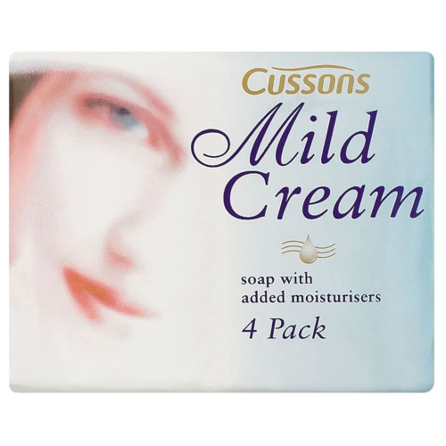 Cussons Mild Cream Soap 4 x 90g Bars