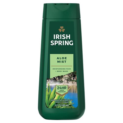 Irish Spring Body Wash for Men, Aloe Mist Body Wash, 20 Oz