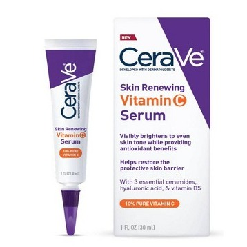 CeraVe Skin Renewing Vitamin C Face Serum With Hyaluronic Acid - 1 fl oz