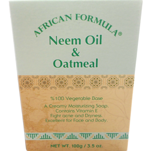 African Formula Neem Oil Oatmeal Face Soap 100g