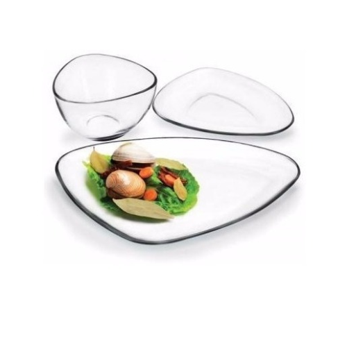 Libbey 12 Pc Glass Dinnerware Set