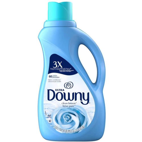 Downy Ultra Liquid Fabric Softener, Clean Breeze Scent, 1.53 L