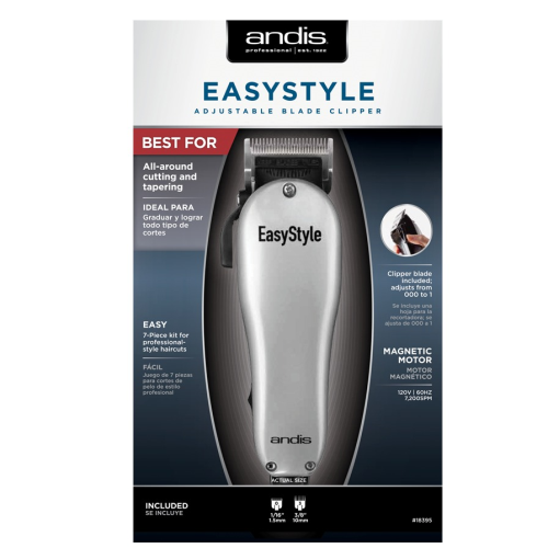 Andis EasyStyle Adjustable Blade Clipper - 7 Piece Kit