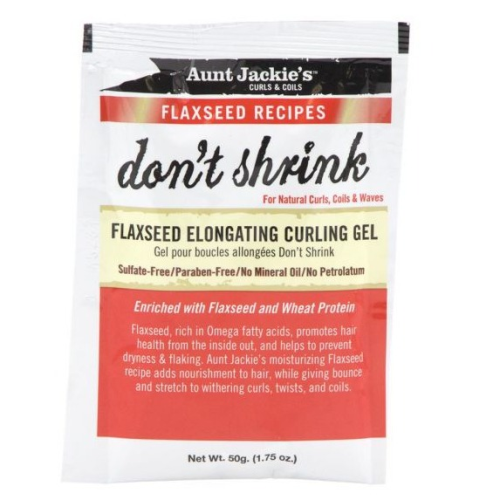 Aunt Jackie's Curls & Coils Flaxseed Recipes Don’t Shrink Flaxseed Elongating Curling Gel 1.75oz