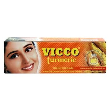 Vicco Turmeric Vanishing Cream With Sandalwood Oil 80G