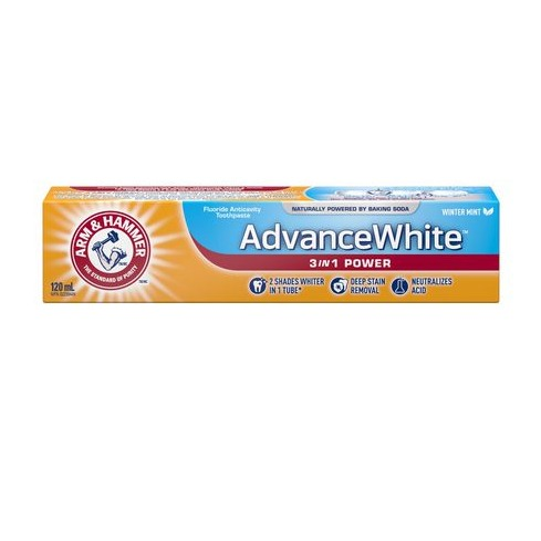 Arm & Hammer Extra Whitening Advance White 3 In 1 Power Toothpaste 120ml